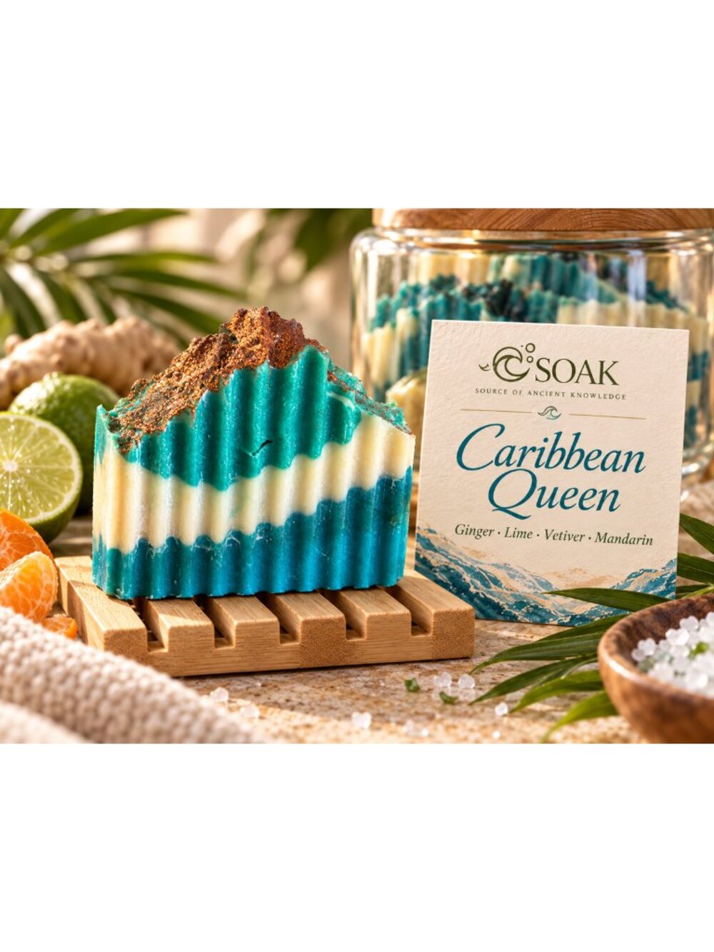 SOAK Caribbean Queen Aromatherapy Artisan Soap